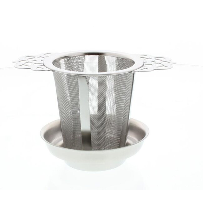 Geels Permanent Stainless Steel Filter Ornament + Lid 1 Piece