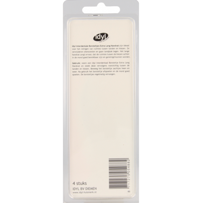 Brossettes interdentaires manche XL 1,9 mm 4 pièces