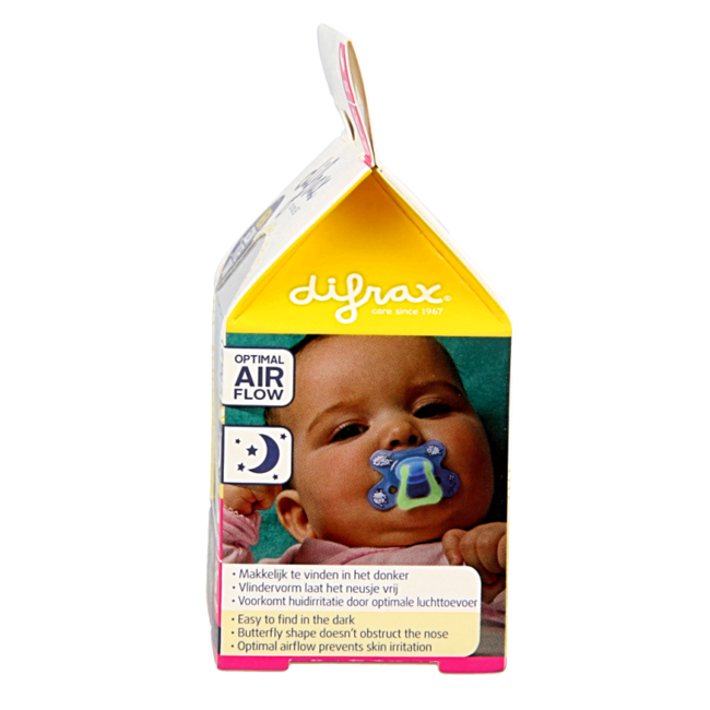 Dental soother 6+ months glow in the dark 1 piece