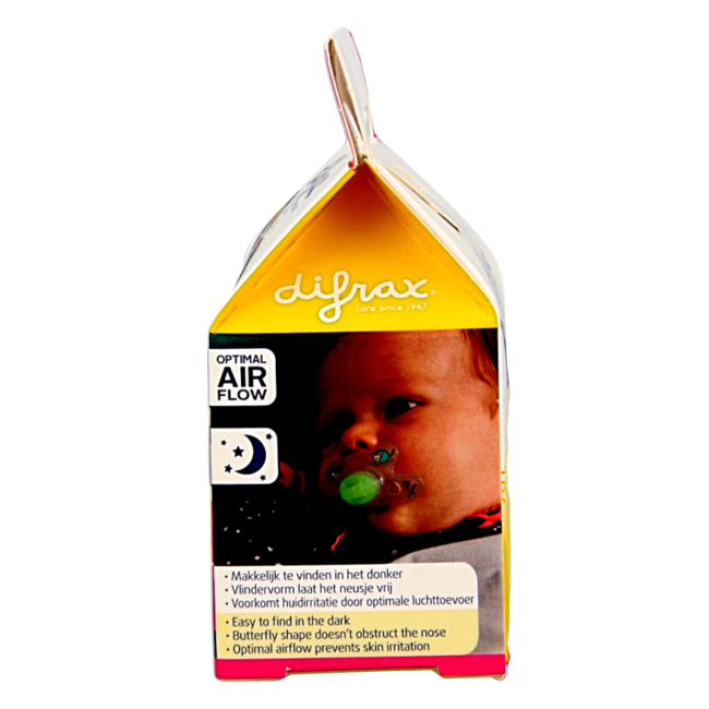 Dental soother 0-6 months glow in the dark 1 piece