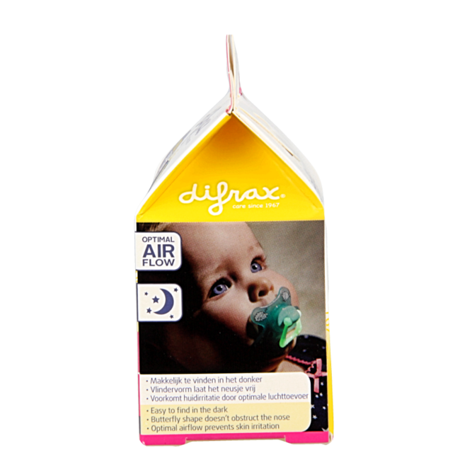 Dental soother 12+ months glow in the dark 1 piece