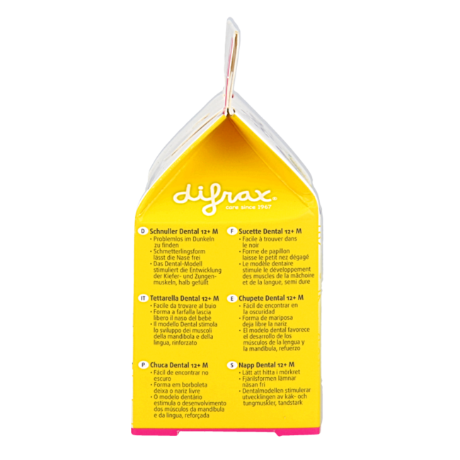 Schnuller Dental 12+ Monate Glow in the Dark 1 Stück