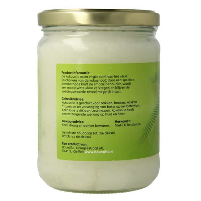 Aceite de coco virgen extra bio 500 Mililitros