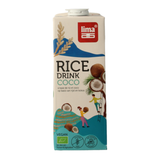 Lima Bebida de arroz y coco bio 1 Litro