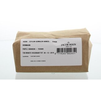 Jacob Hooy Ground Ceylon cinnamon 250g