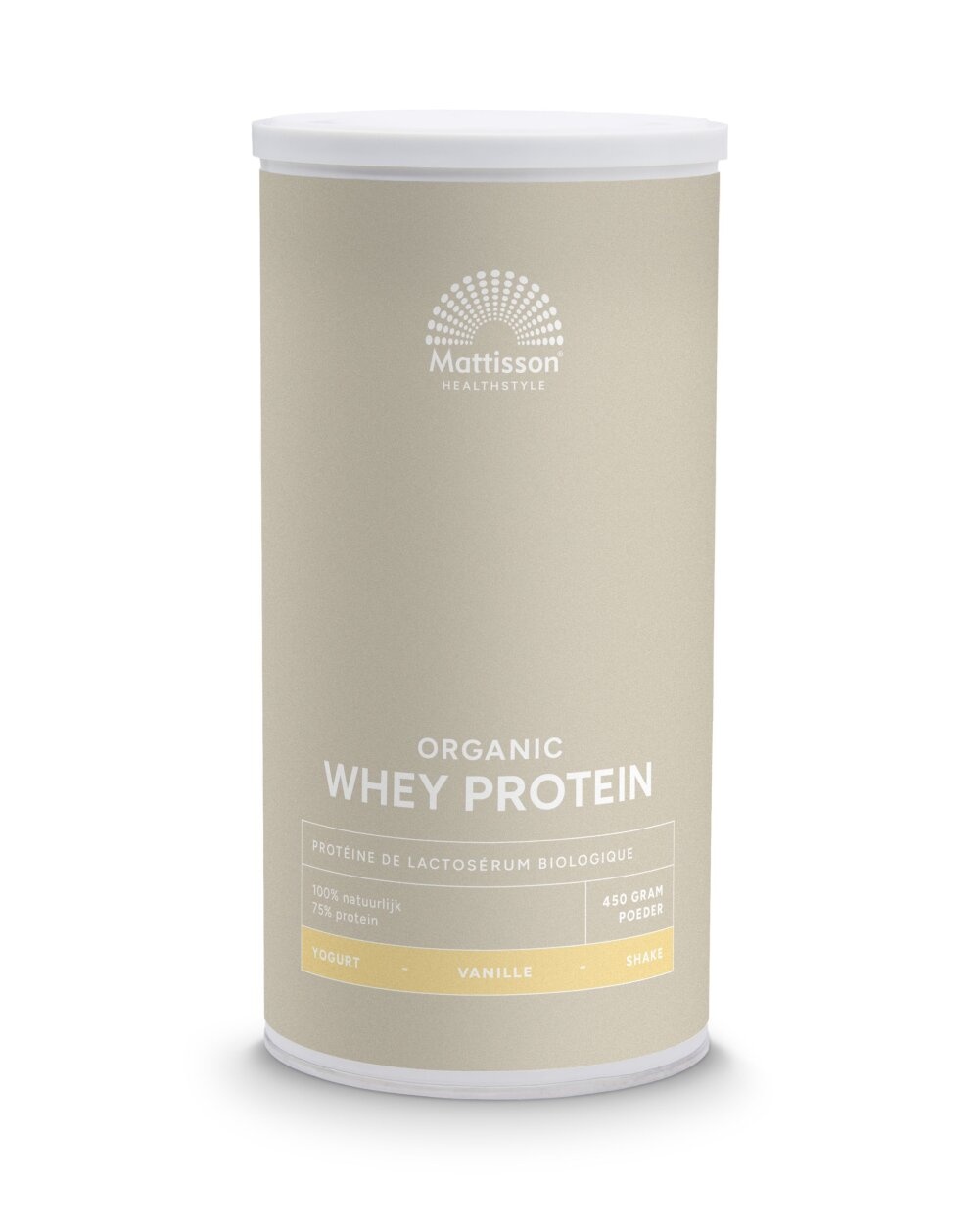 Mattisson Proteine Siero Latte Vaniglia Bio 75% - 450g