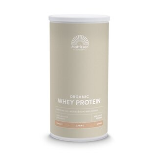 Mattisson Organiczne białko serwatkowe (whey) kakao 75% 450 Gram