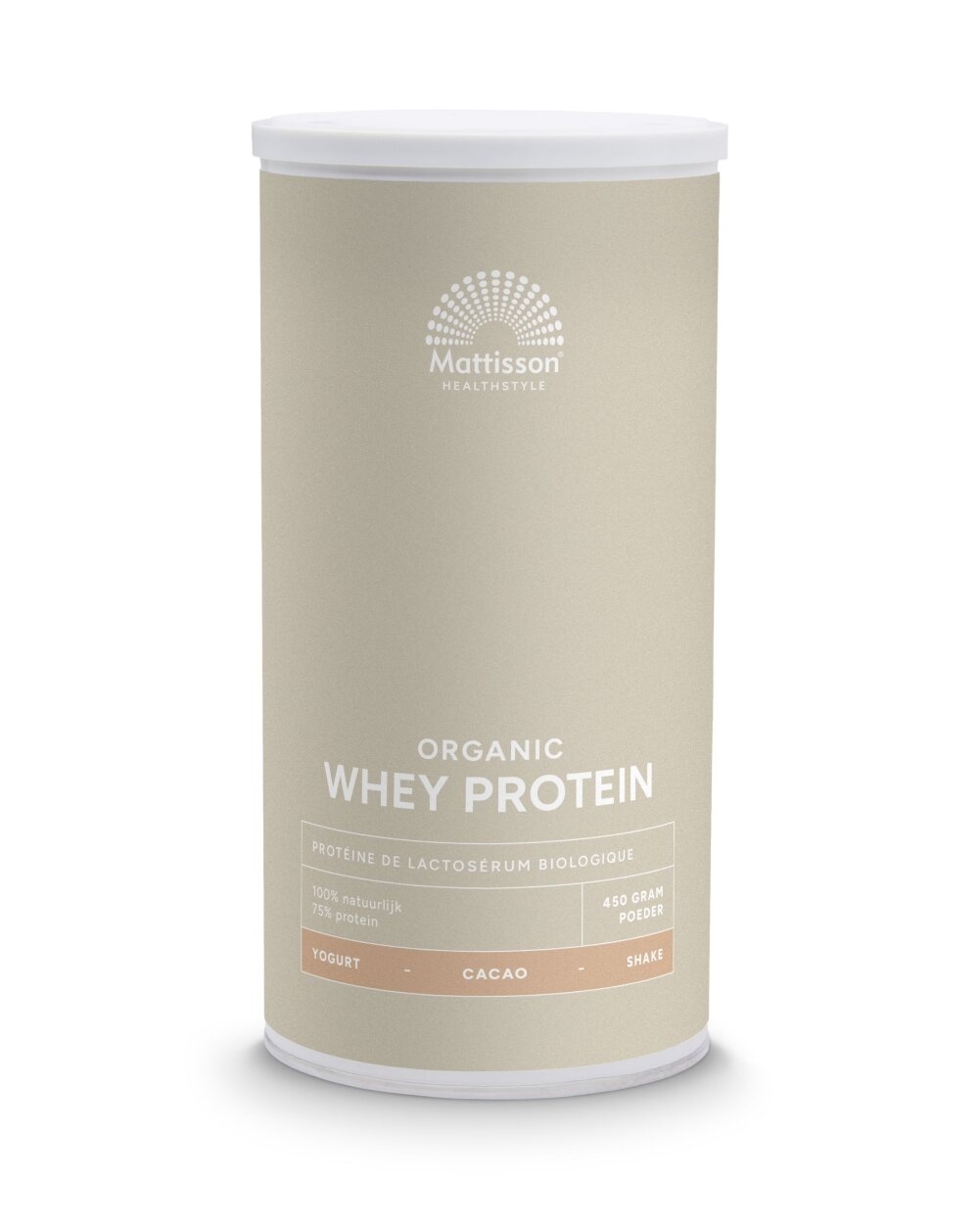 Mattisson Proteine Siero Latte Cacao Bio 75% - Recupero
