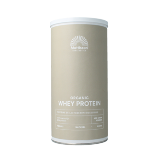 Mattisson Whey protein natural 80% organic 450 Gram