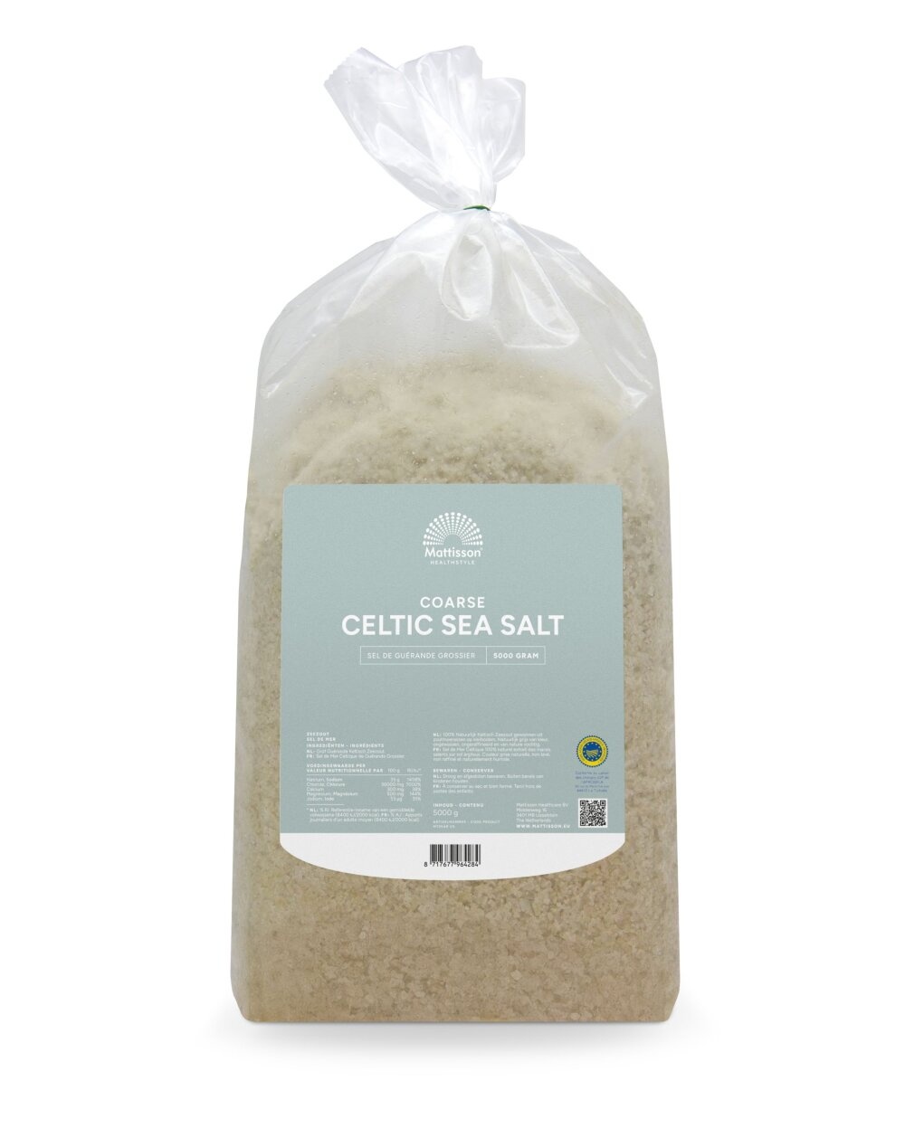 Mattisson Sale Marino Celtico Grezzo 5kg - Ricco di Minerali