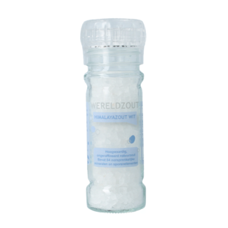 Esspo Esspo Wereldzout Sal del Himalaya blanca molinillo rellenable 105 gramos