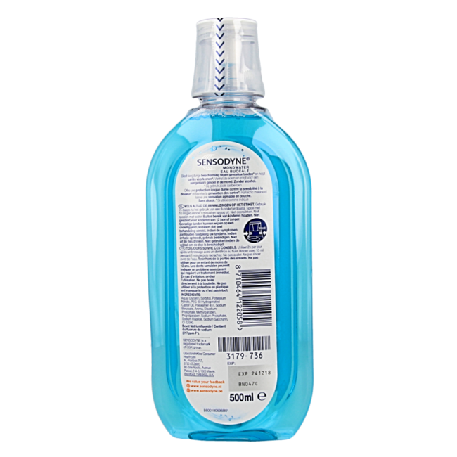 Enjuague Bucal Sensodyne Fresh & Cool 500 Mililitros