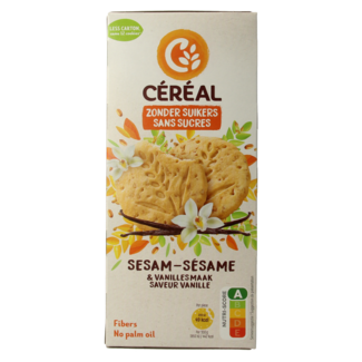 Cereal Cereal Galleta de sésamo y vainilla 132 gramos