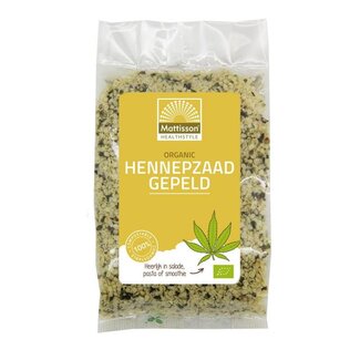 Mattisson Mattisson Semillas de cáñamo peladas bolsa de recarga bio 250 gramos