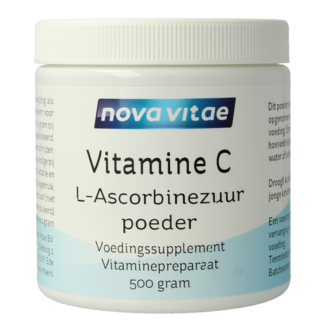 Nova Vitae Vitamina C Acido Ascorbico in Polvere 500 Grammi