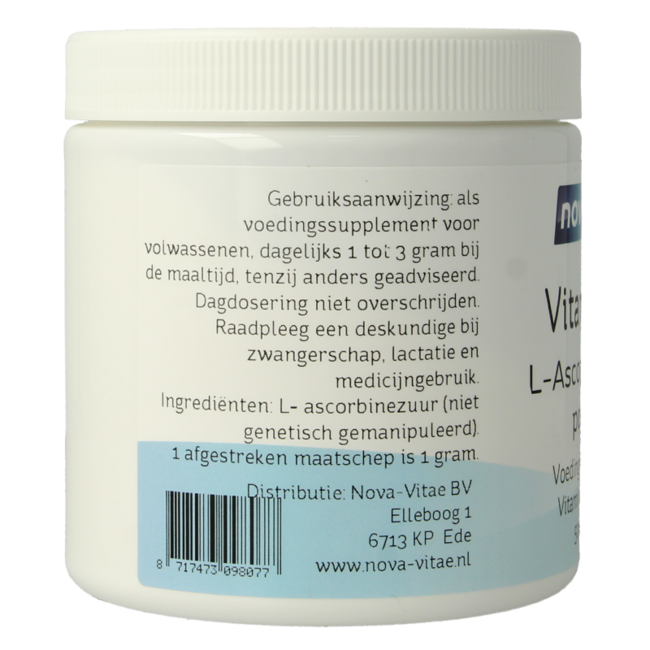 Vitamine C ascorbinezuur poeder 500 Gram
