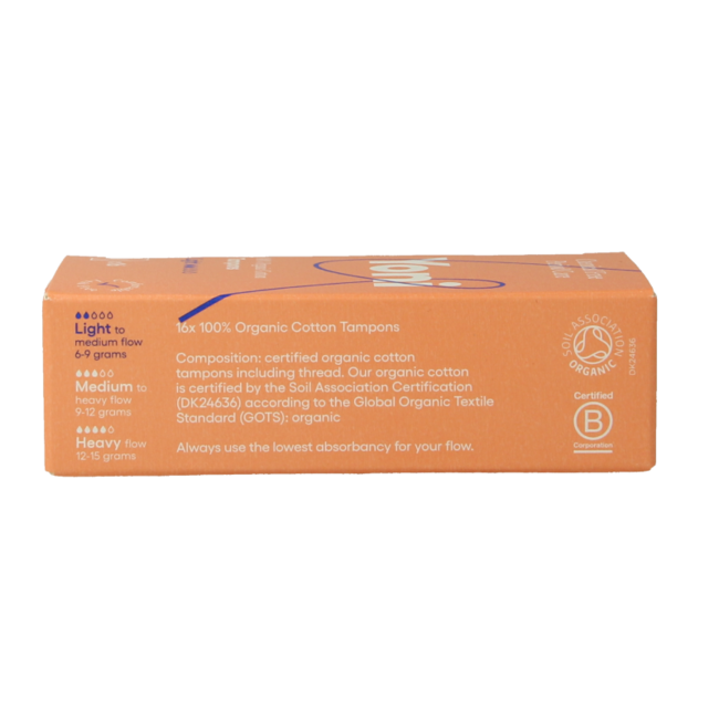 Yoni Tampons light 16 pieces