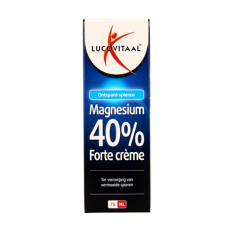 Lucovitaal Magnesium 40% forte cream 75 Gram