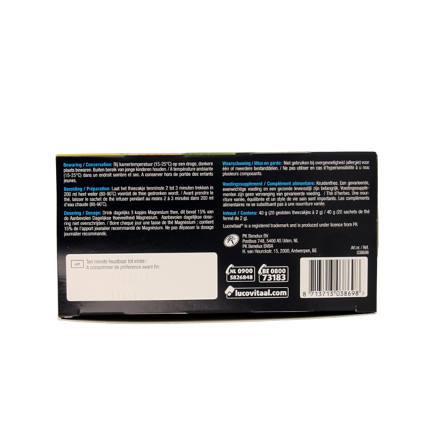 Magnesium groene thee 20 Zakjes