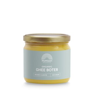 Mattisson Mattisson Ghee geklaarde boter bio 300 Gram
