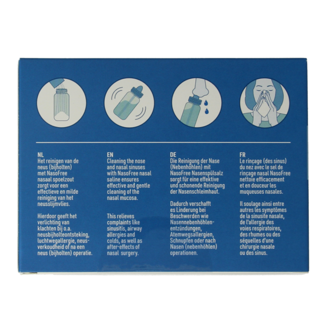 NasoFree sel de rinçage nasal 2,5 g 30 sachets