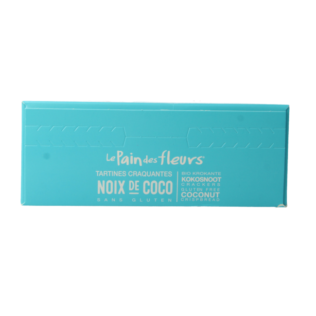 Crispy organic crackers with organic coconut 150 Gram
