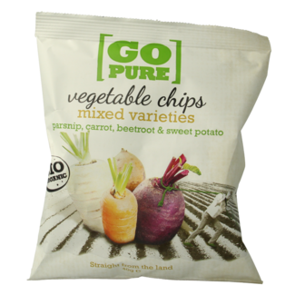 Go Pure Go Pure Chips de verduras bio 40 gramos