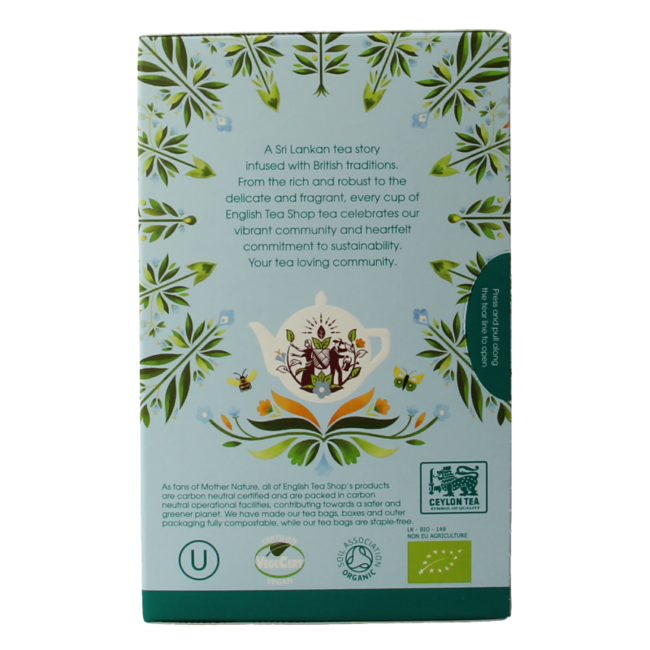 English Tea Shop Thé blanc bio 20 sachets