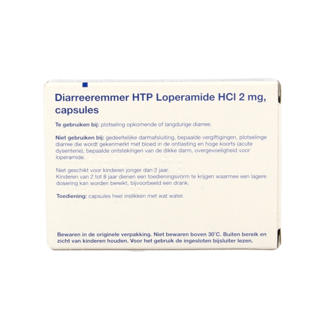 Loperamide 2mg anti-diarrhoeal 20 Capsules