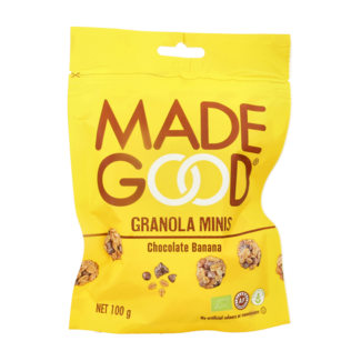 Made Good Made Good Organic Chocolate Banana Granola Minis 100g