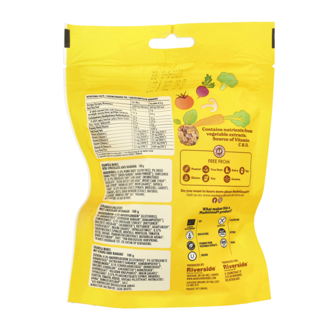 Made Good Granola minis chocolate banana bio 100 Gram