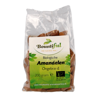Bountiful Almonds unroasted organic 200 Gram