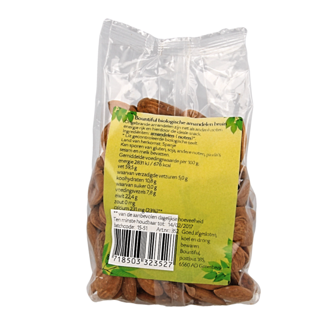 Almonds unroasted organic 200 Gram