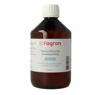 Fagron Fagron Sodium Fluoride mouthwash 0.025 500 Millilitres