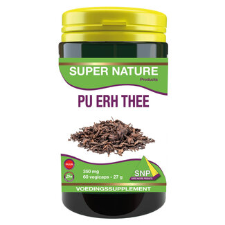 SNP SNP Té Pu-erh 350 mg puro 60 Cápsulas vegetarianas