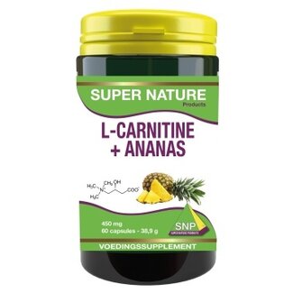 SNP SNP L-Carnitina piña 450mg 60 Cápsulas