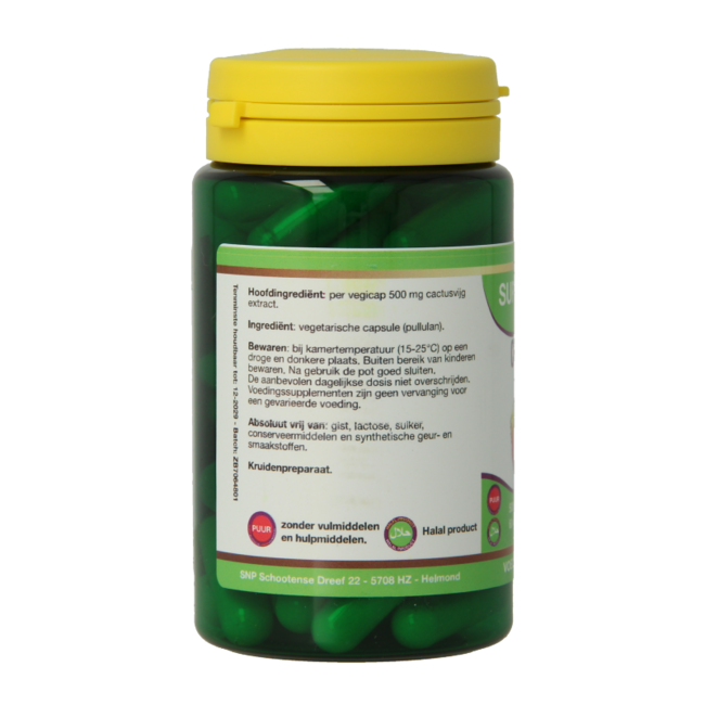 SNP Higo chumbo 500mg puro 60 Cápsulas vegetarianas