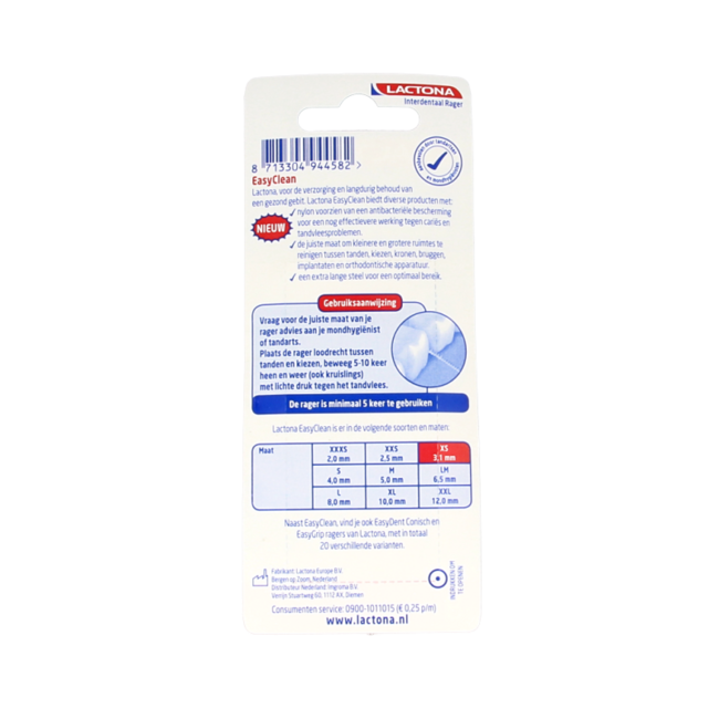 Easyclean XS 3100 µm 8 unidades