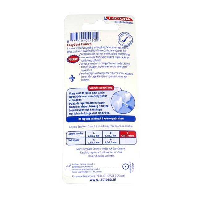 Scovolini Easydent C 6-11mm (8 Pezzi)