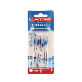 Lactona Easydent B 3,1-8 mm sans manche 8 pièces