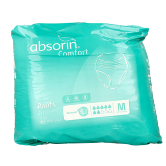 Absorin Absorin Comfort Pants Fit talla M hasta 120 cm, 14 unidades