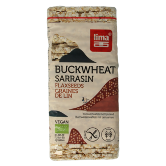 Lima Wafle gryczane z siemieniem lnianym bio 130 Gram