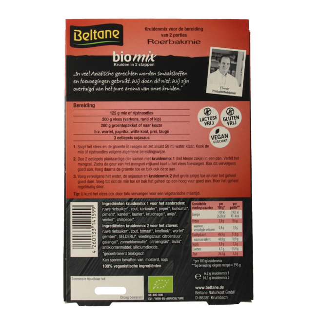 Mieszanka przypraw bio do makaronu stir-fry (Roerbakmie) 20,3 g