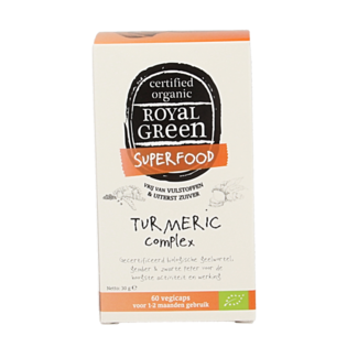 Royal Green Organic Turmeric Complex 60 Vegetarian Capsules