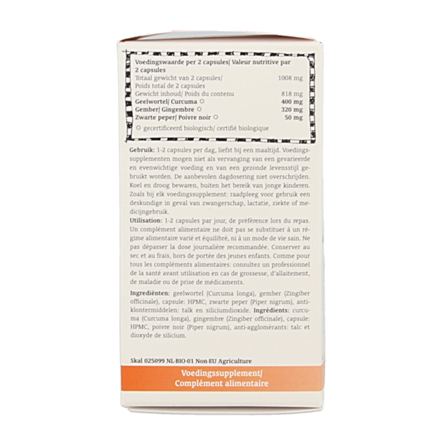 Turmeric complex bio 60 Vegetarische capsules