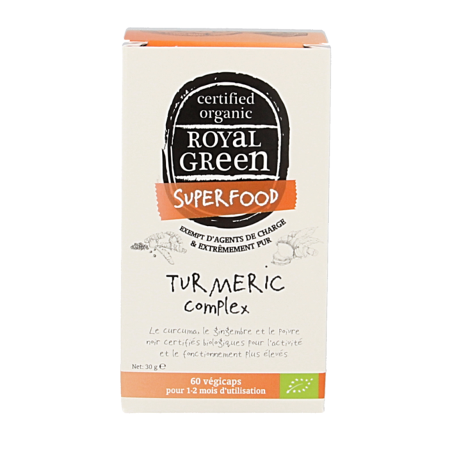 Organic Turmeric Complex 60 Vegetarian Capsules