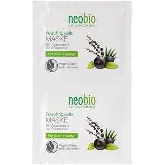 Neobio Maseczka nawilżająca Neobio 7,5 ml, 2 sztuki