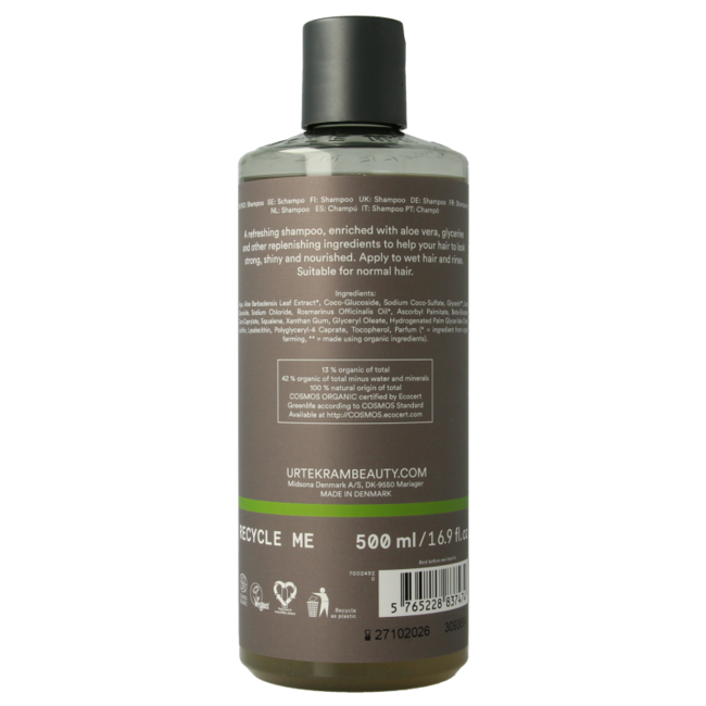 Urtekram Shampoo Rosmarin 500 ml
