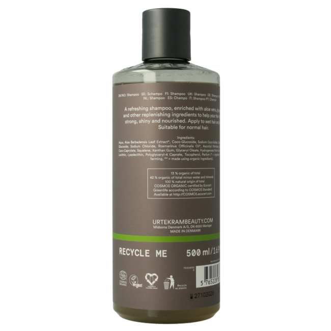 Urtekram Shampoo Rosmarin 500 ml