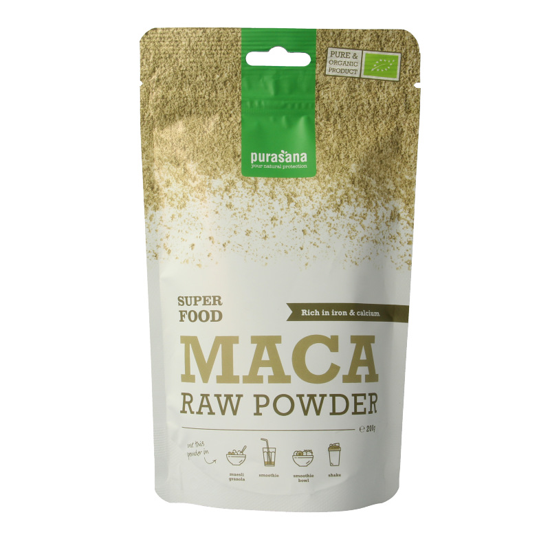 Purasana Polvere di Maca Bio Vegana - Energia Naturale